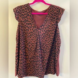 Cheetah print top